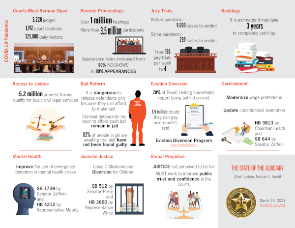State of the Judiciary Info Graphic