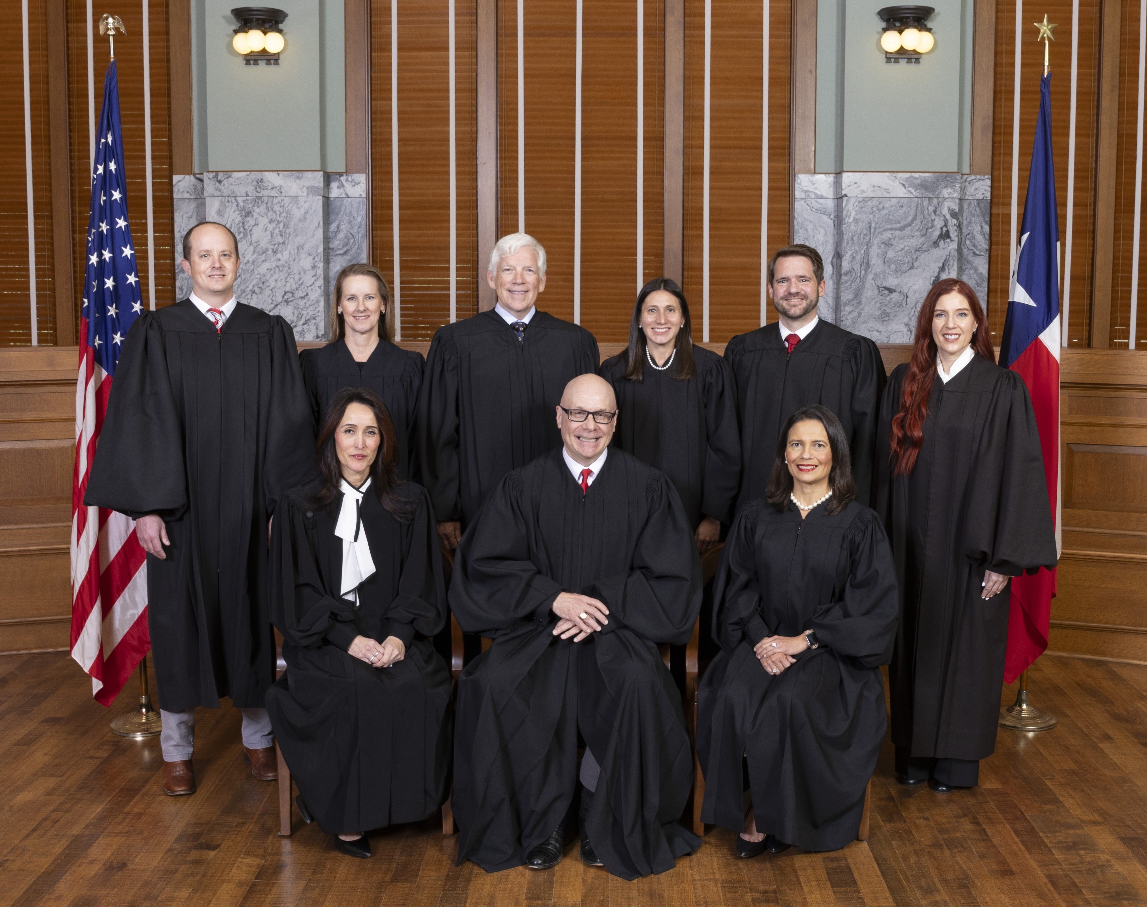 group photo of justices of the first court of appeals